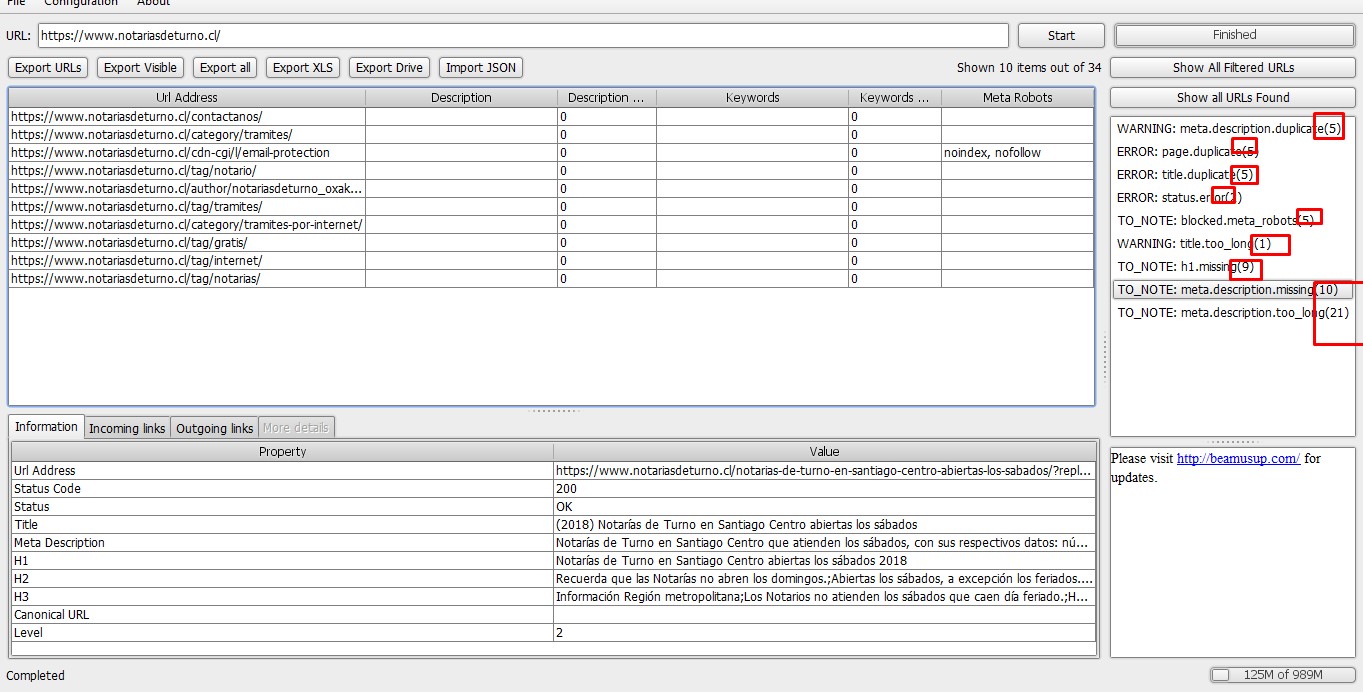 screapear web para seo