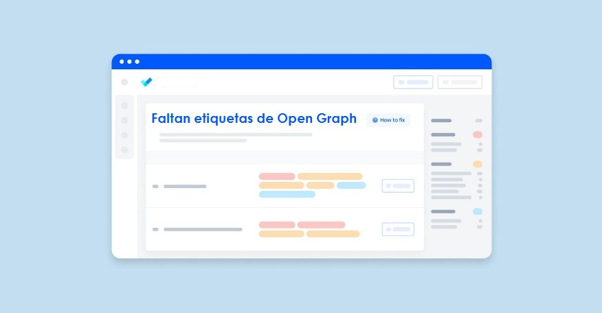 Faltan etiquetas de Open Graph 2 Faltan etiquetas de Open Graph 1