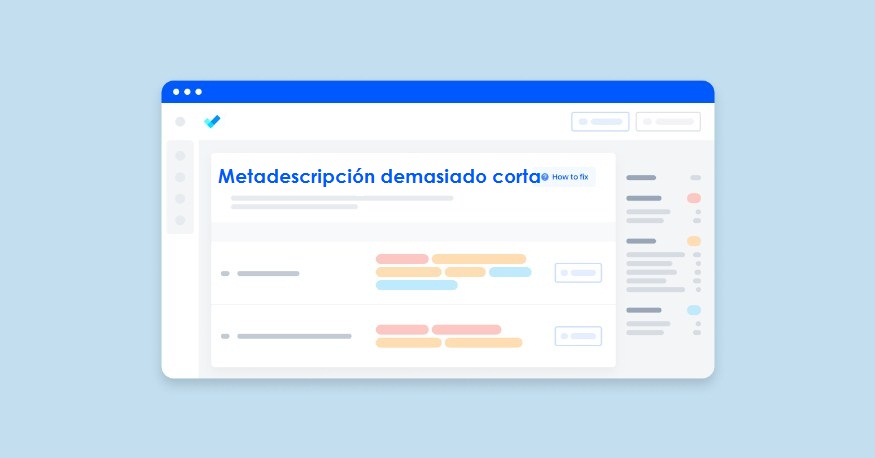 ¿QUÉ SIGNIFICA EL PROBLEMA METADESCRIPCIÓN DEMASIADO CORTA?