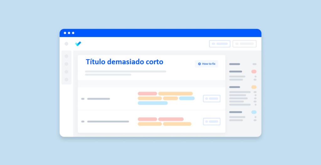 Título demasiado corto 2 ¿QUÉ SIGNIFICA EL PROBLEMA TÍTULO DEMASIADO CORTO?