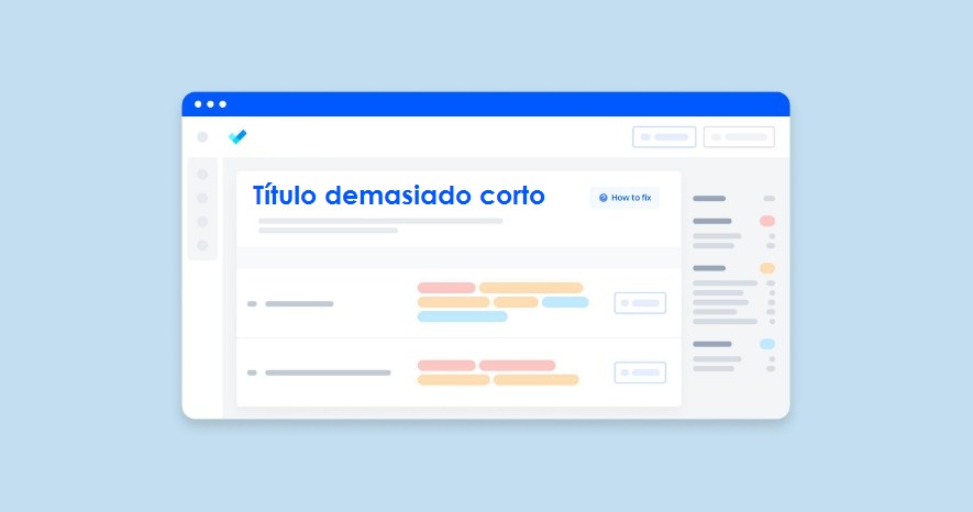 Título demasiado corto 2 ¿QUÉ SIGNIFICA EL PROBLEMA TÍTULO DEMASIADO CORTO?