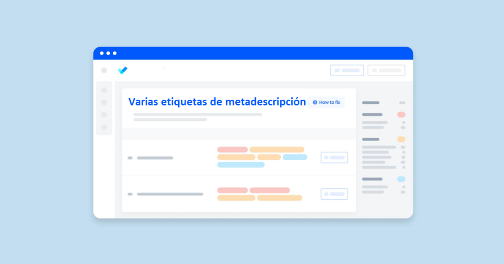 Varias etiquetas de metadescripción 2 ¿QUÉ SIGNIFICA EL PROBLEMA VARIAS ETIQUETAS DE METADESCRIPCIÓN?