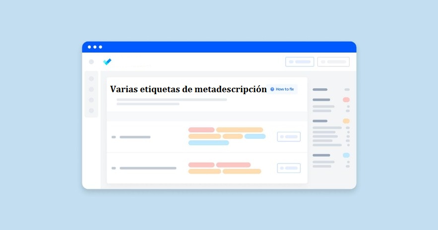 Varias etiquetas de metadescripción 2 ¿QUÉ SIGNIFICA EL PROBLEMA VARIAS ETIQUETAS DE METADESCRIPCIÓN?